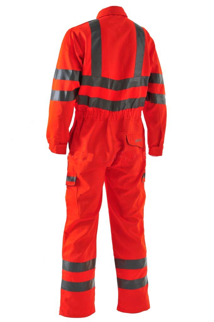 High visibility flame retardant working coverall