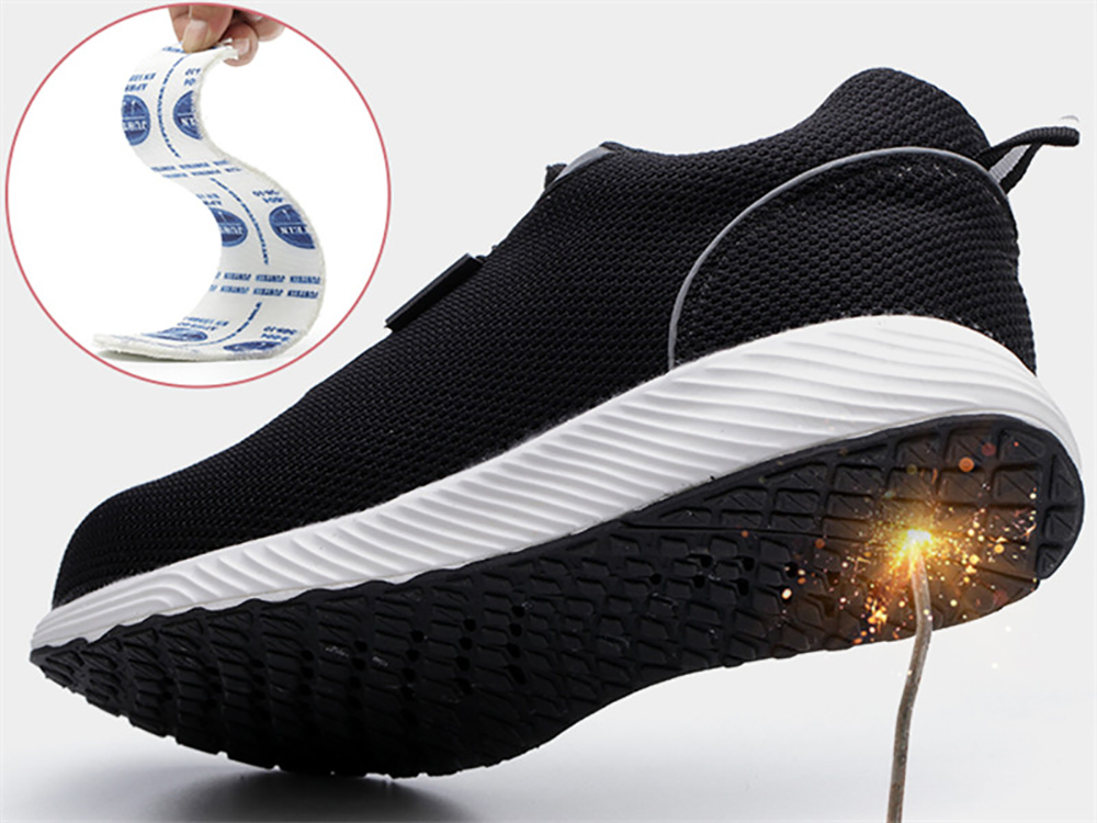 Anti Puncture Steel Toe Breathable Safety Shoes Sport