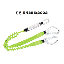 CE EN355 Fall Protection Energy Absorber Safety Lanyard with Custom Logo