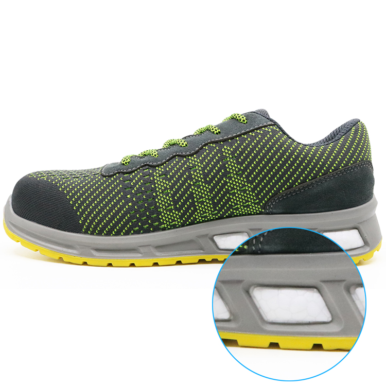 ETPU07 New fiberglass toe sport type european safety shoes men