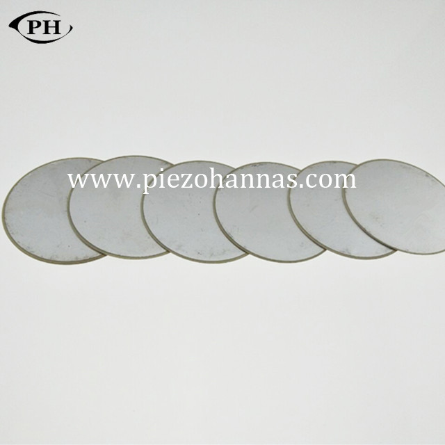 de cerámica piezoeléctrico de la dimensión de una variable piezoeléctrica del disco 1Mhz con los materiales P4