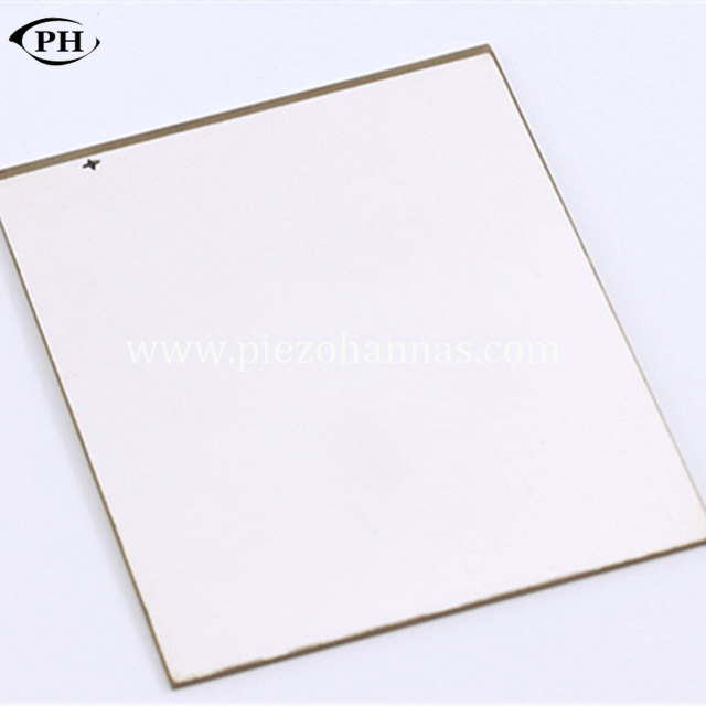 Placa ultrasónica piezoeléctrica de encargo Datesheet PZT-5 de Piezoeletric para la ignición