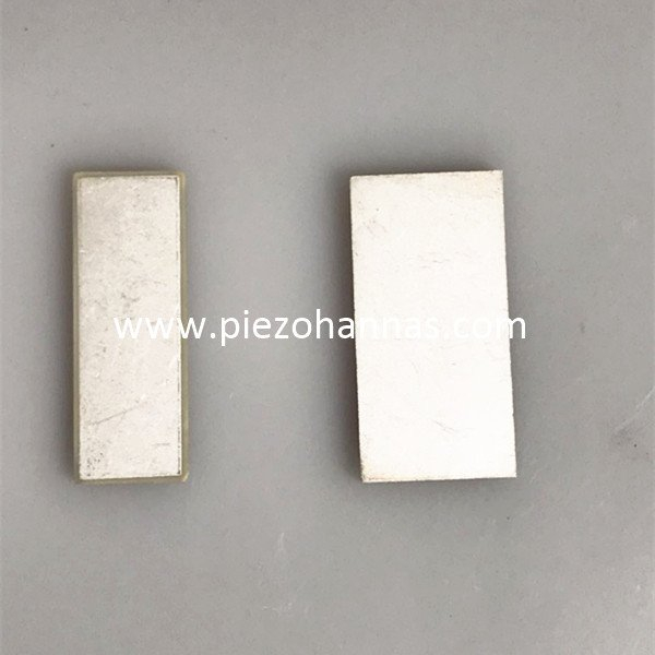 Ficha técnica piezoeléctrica material del transductor de las placas de PZT para el filtro de onda