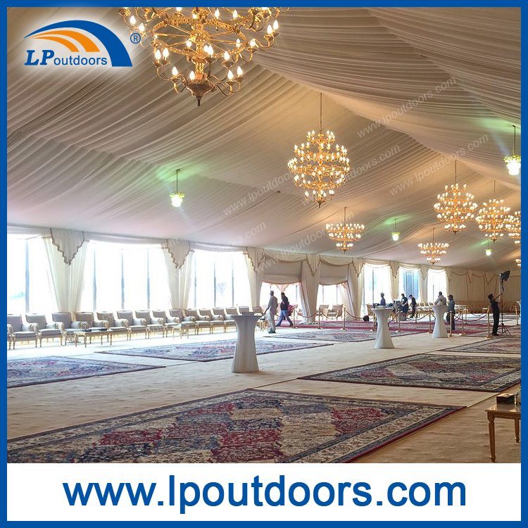 Carpa de lujo al aire libre para bodas, carpa mixta para 1000 personas