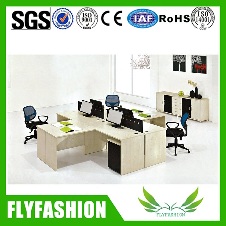 Wooden 4 Seater Office Workstation Small Cubicle(PT-37)