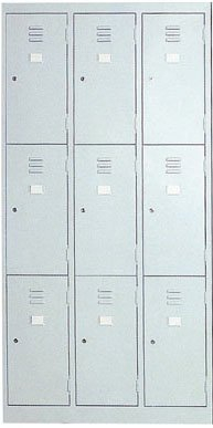 Cabina de acero con 9 puertas (ST-04A)