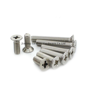 Tornillos de máquina avellanada del acero inoxidable pulido métrico del estruendo 965