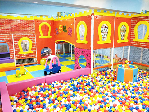 Candy Theme Indoor Playground Case in Shanghai