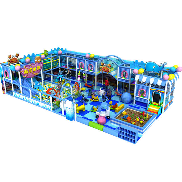 Ocean Theme Small Indoor Toddler Commercial Soft Play Equipment