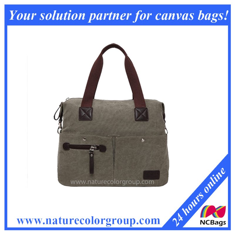 Fashion Large Cotton Canvas Handbag