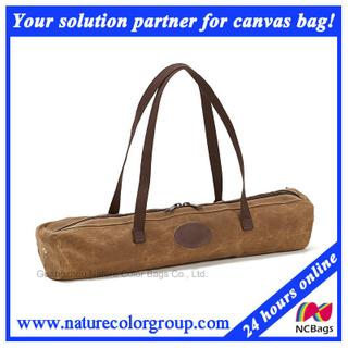 Casual Waxed Canvas Leisure Bag for Yoga Mat