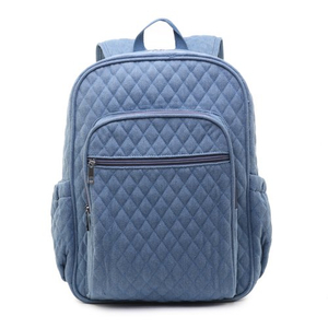 SP7089 fashion Large quilted laptop backpack for school traveling camping 