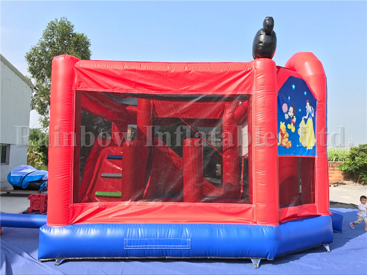 RB3094-1（5.8x5m）Inflatable Customize Cartoon Theme Combo Castle Playground Bouncer and Slide for Kids