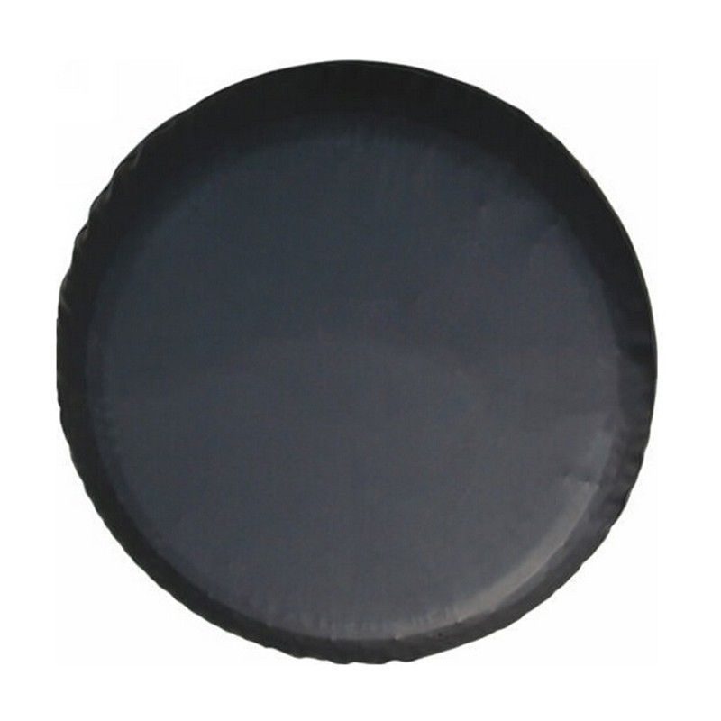 Durable PU Leather Black Autos Spare Wheel Tire Cover Protection 