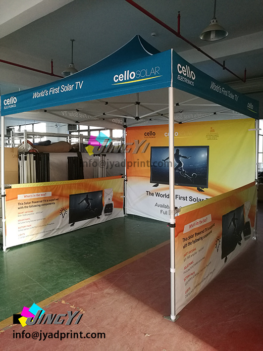 FullColor Dye Sublimation Printing Advertising Quality Aluminum POP up Tent