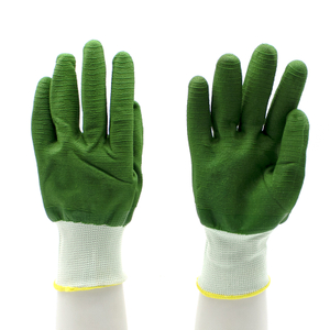 Anti Slip Oil Proof Latex Coated Safety Labor Gloves