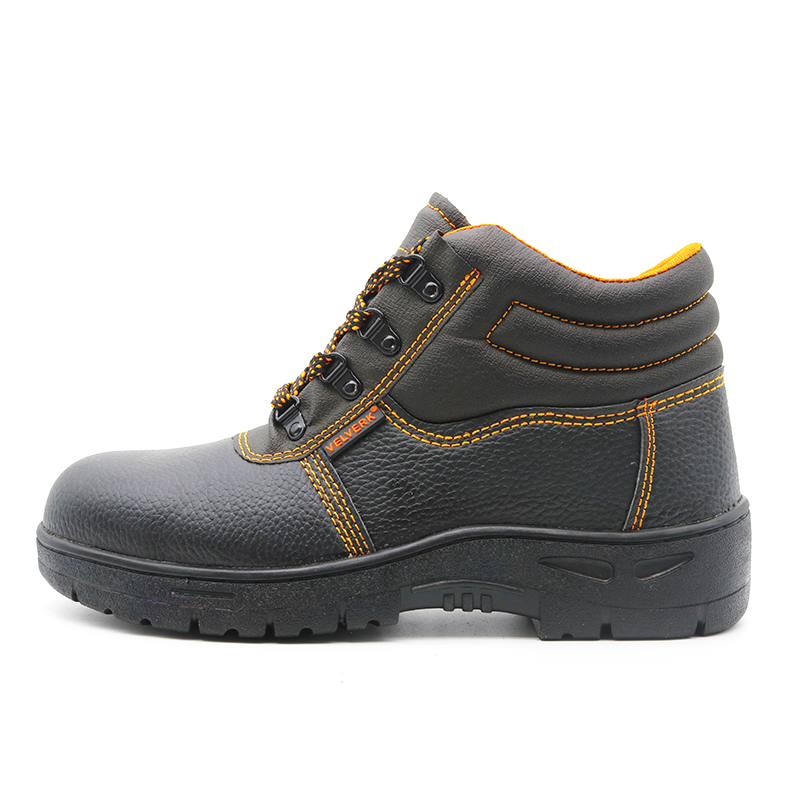 PU Upper Rubber Sole Iron Toe Puncture Proof Cheap Work Safety Shoes for Men