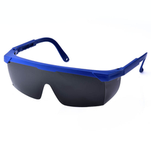 Anti Fog Anti Scratch Adjustable Legs Dark PC Lens Safety Glasses