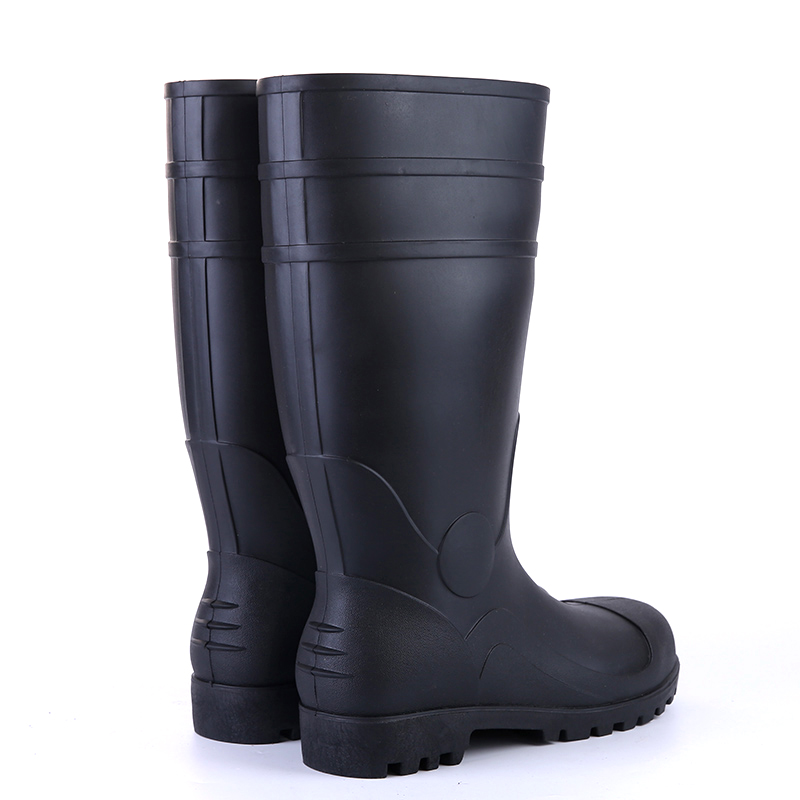 Waterproof Pvc Safety Rain Boots with Steel Toe