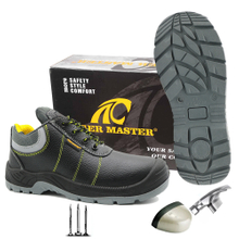 Oil Slip Resistant Steel Toe Work Safety Shoes for Men Waterproof