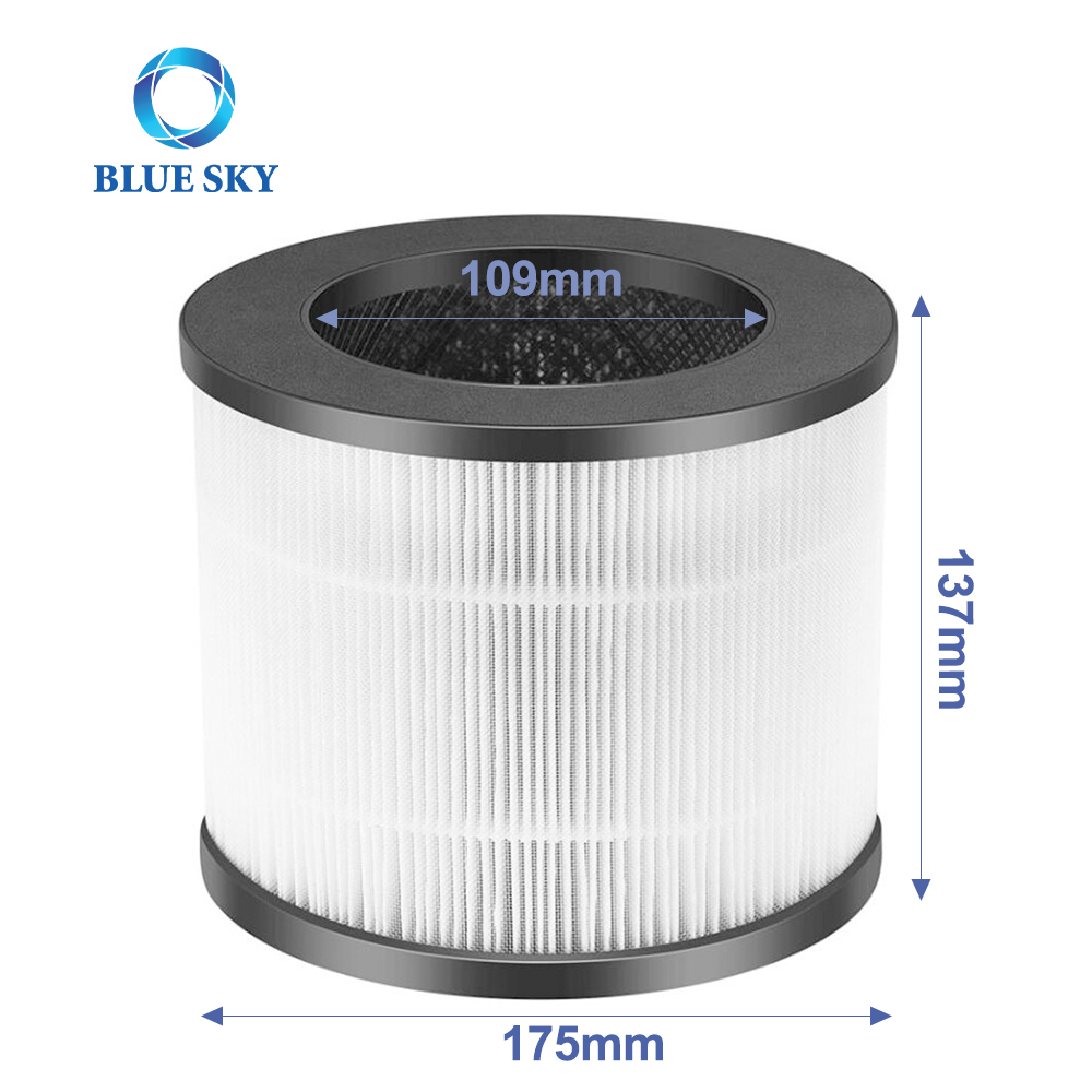 墨盒 MA-18R 3 合 1 HEPA 活性炭过滤器更换用于 Medify MA-18 空气净化器部件
