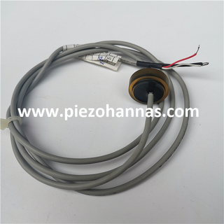 Transductor ultrasónico piezoeléctrico de bajo costo de 1 MHz para medidor de calor ultrasónico