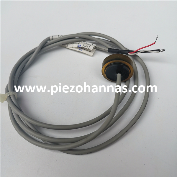Transdutor ultrassônico piezoelétrico de 1 MHz de baixo custo para medidor de calor ultrassônico