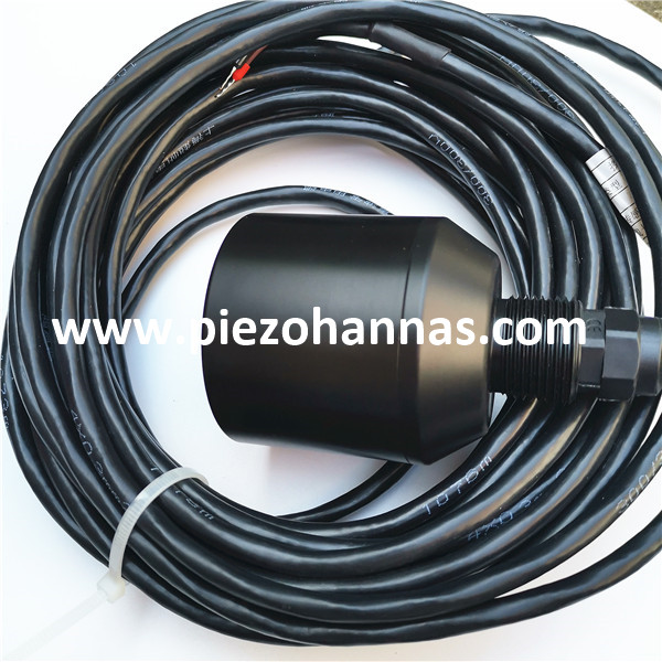 Transductor de nivel de lodo ultrasónico de 300 KHz para medidor de nivel de lodo ultrasónico