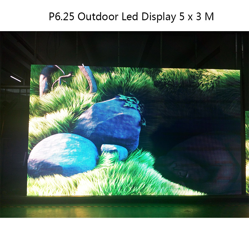 Exhibición de alquiler llevada al aire libre del panel del precio bajo P6.25 500x500mm para el móvil