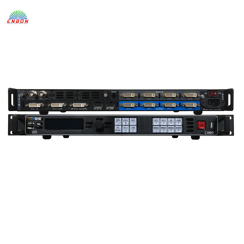 RGBlink Venus X1 Pro E (C480) Procesador de video 4K de conmutación y ajuste para pantalla LED
