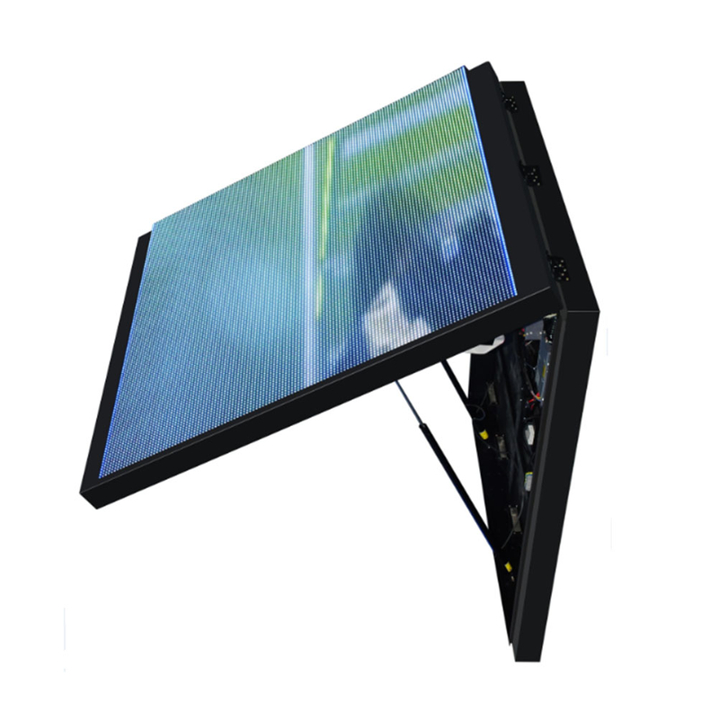 Dispositivo de barra hidráulica P10 Frente abierto Gabinete de labio Servicio frontal Tamaño personalizado Pantalla led para anuncios al aire libre