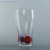 17oz clear beer glass cup souvenirs Promotion Decal Logo beer Glass
