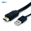 HDMI to VGA Cable with USB Audio