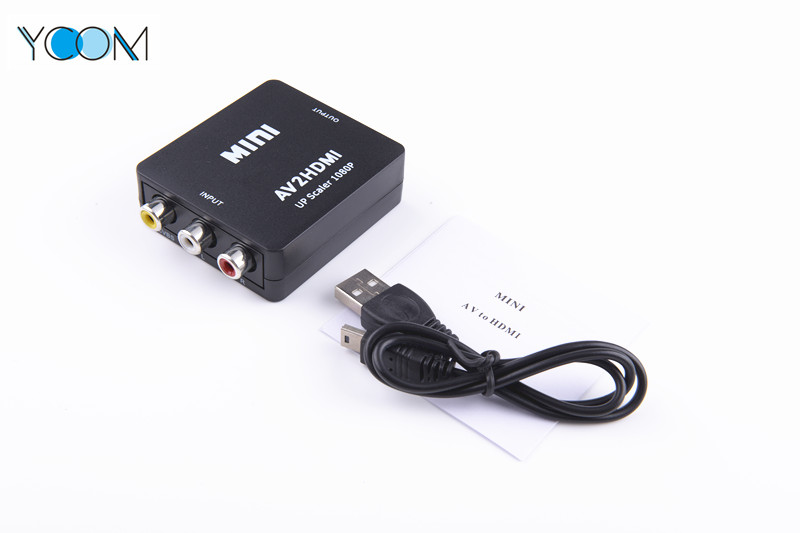 HDMI to AV Composite RCA Stereo Converter 1080P 