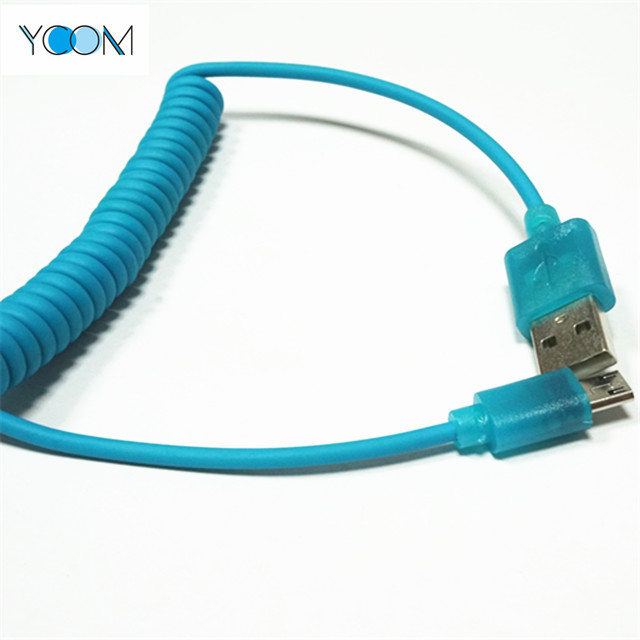 Cable USB de muelle para micro