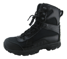 Leather and fabric upper eva rubber sole work safety boots
