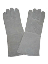 1306 unlined cow split leather welding worker gloves