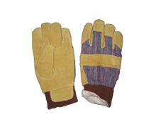 1288 pig grain leather working safety gloves