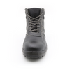 PU Outsole Leather Industrial Safety Shoes Mid Cut Steel Toe