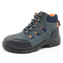 SD006 suede leather sport safety shoes with steel toe