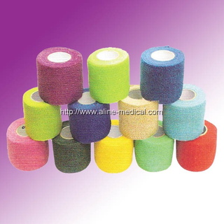 Self-adhesive elastic bandage