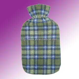 Rubber Hot Water Bottles W/Cloth Cover