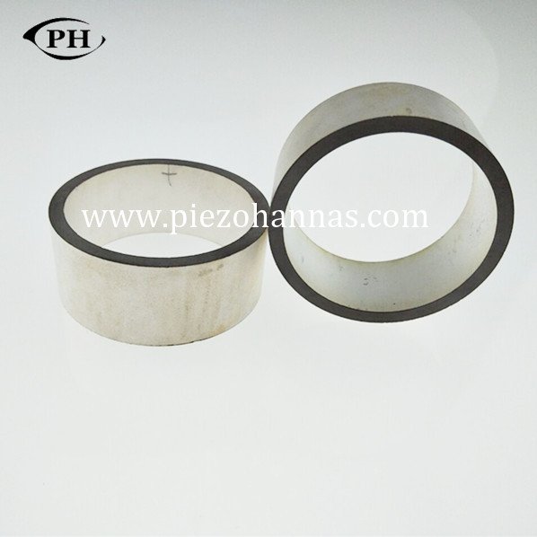 placa de cerámica piezoeléctrica eléctrica del anillo de 60*30*10m m para la soldadura ultrasónica