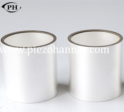 cilindros piezoeléctricos del tubo de 7.65×6.5×6.5m m PZT para la diagnosis médica