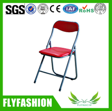 leather visitor folding waiting chair (STC-15)