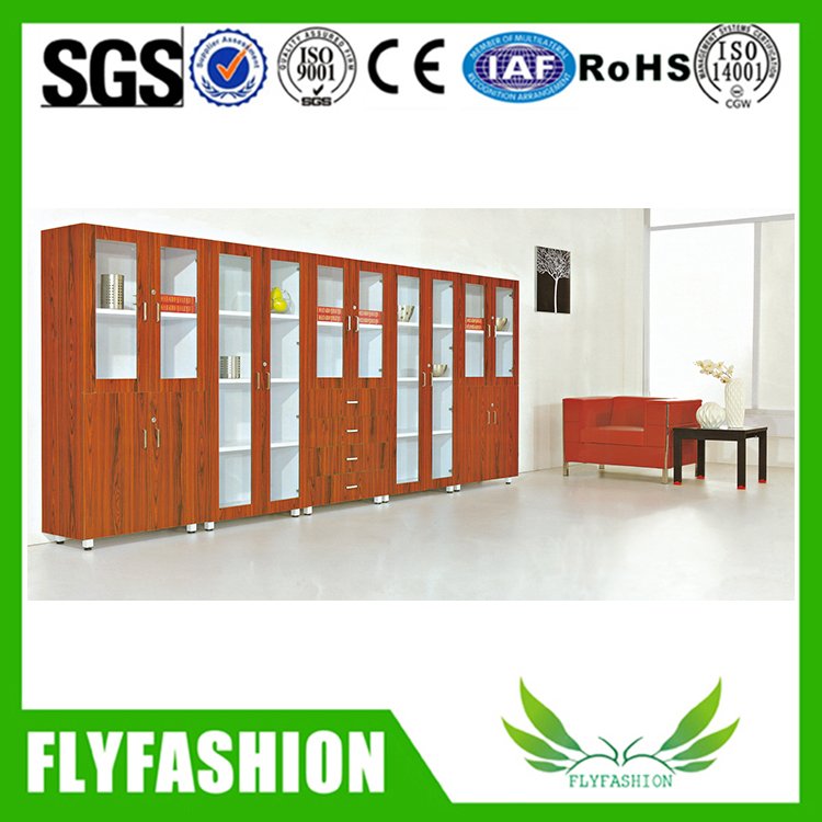 Lateral file cabinet mobile filing cabinet with glass door（FC-01）