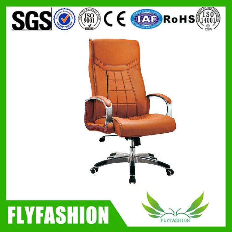 Chrome base five leg rolling office chairs (OC-32A)