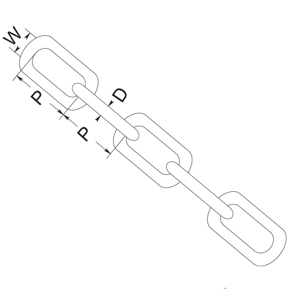 G80 Long link chain