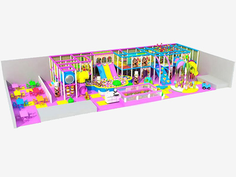 Candy theme Kids Indoor Playground Case in Iraq