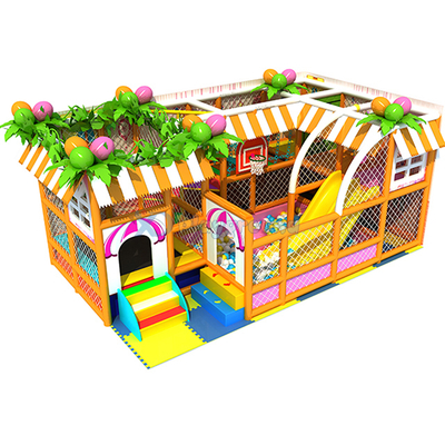 Candy Themed Adventure Soft Kids Indoor Playground Equipment with Trampoline